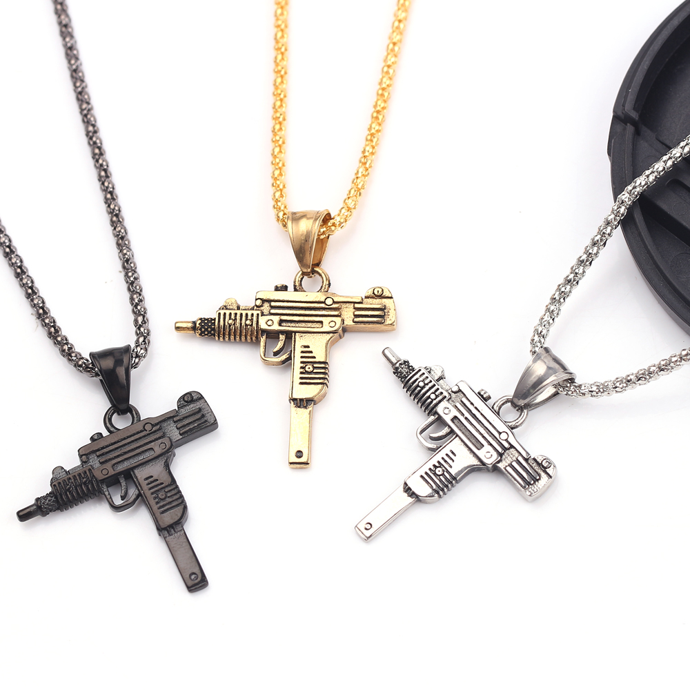 Jewelry Making Equipment - Naszyjnik z zawieszką w kształcie pistoletu