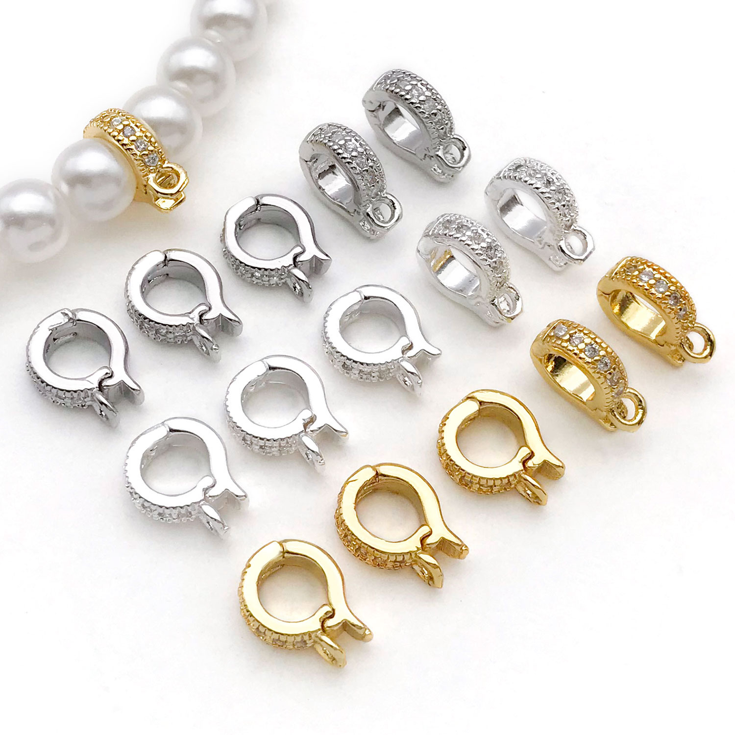 Jewelry Making Charms - 5 szt. pozłacanych 18-karatowym złotem mosiężnych