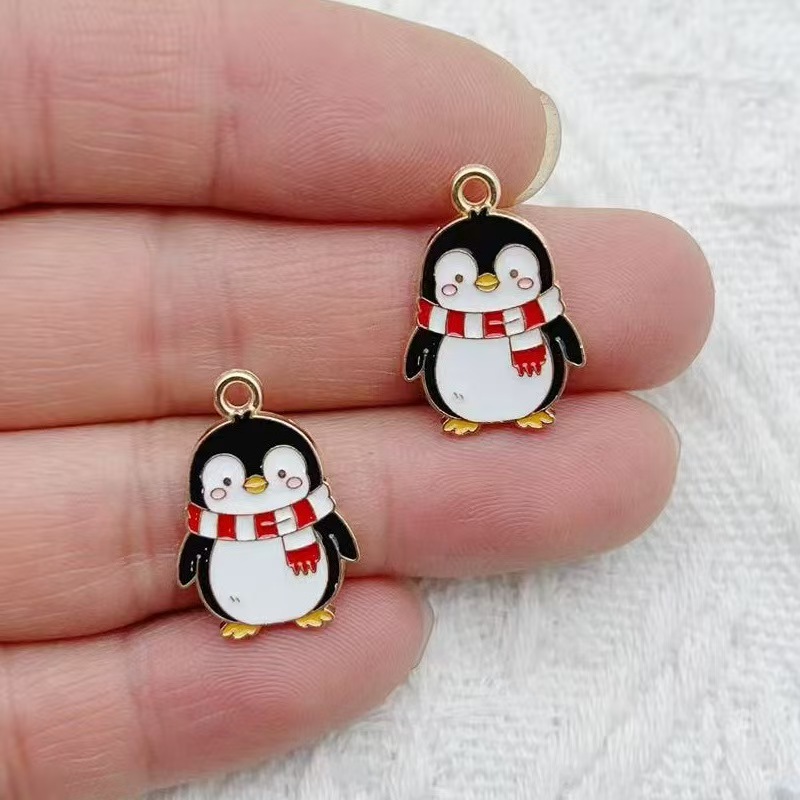 10 szt. Kreskówkowe Pingwiny P – Jewelry Making Pendants recenzja i cena