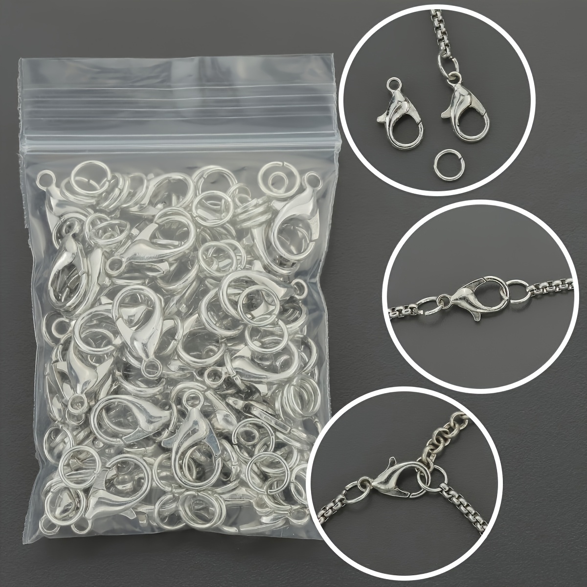 1/2/300 szt. Zapięcia typu kar – Jewelry Making Equipment recenzja i cena