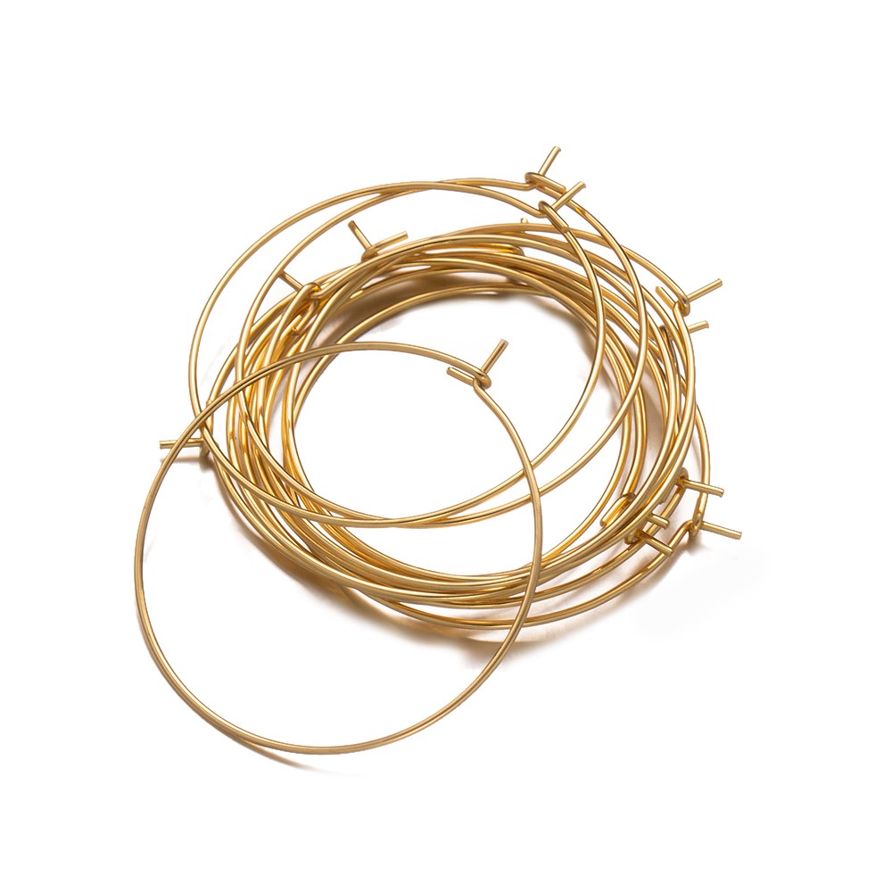 50 szt. Kolczyki koła ze stali – Jewelry Making Charms recenzja i cena