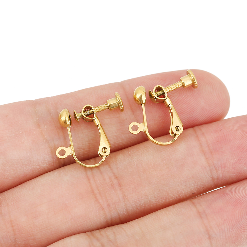 4 szt. Klipsy do kolczyków ze  – Jewelry Making Metal recenzja i cena