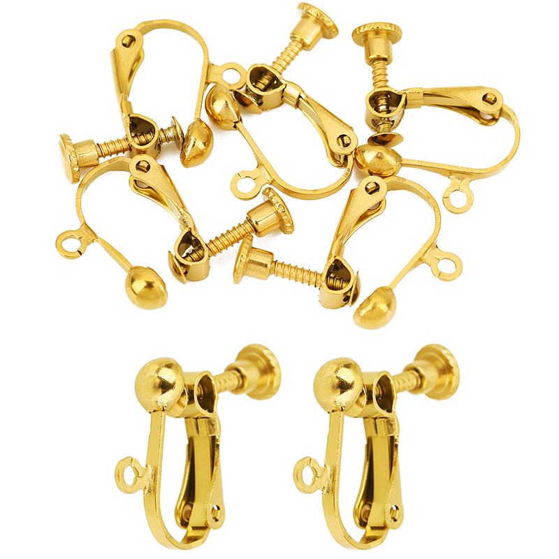 4 szt. Klipsy do kolczyków ze  – Jewelry Making Metal recenzja i cena