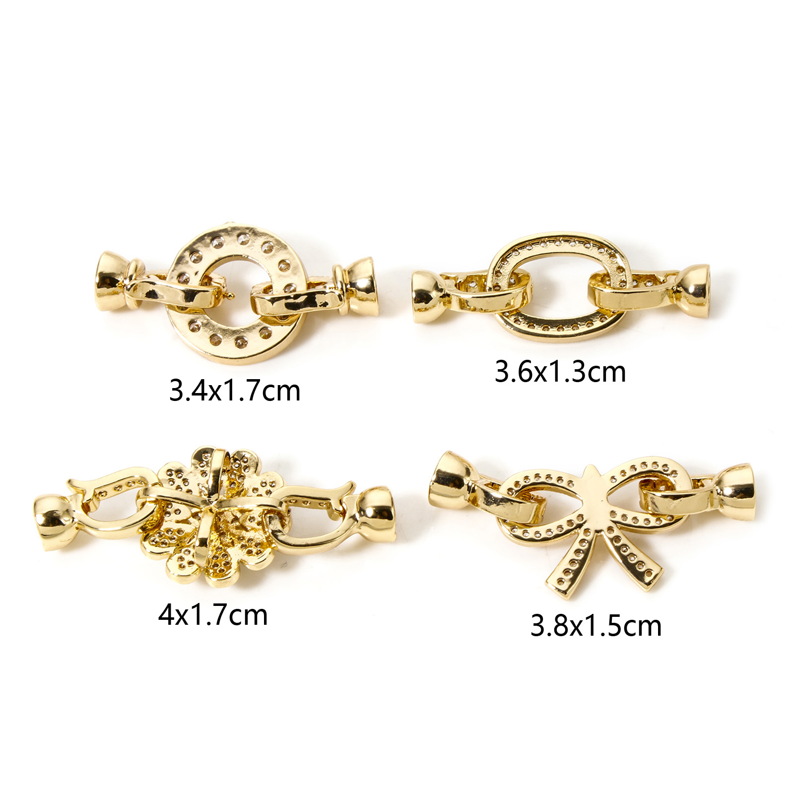 1 szt. Mosiężne składane zapię – Jewelry Making Metal recenzja i cena