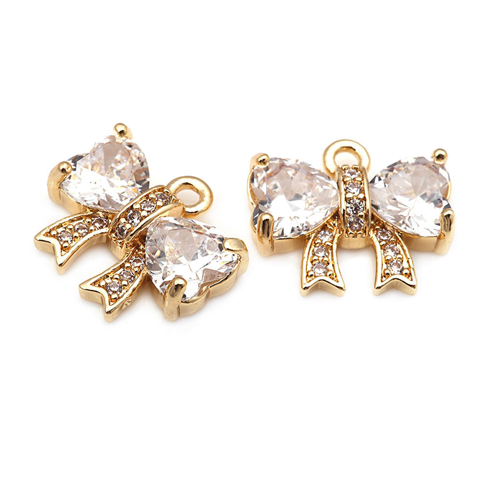 Złote (18K) mosiężne zawieszki – Jewelry Making Knots recenzja i cena