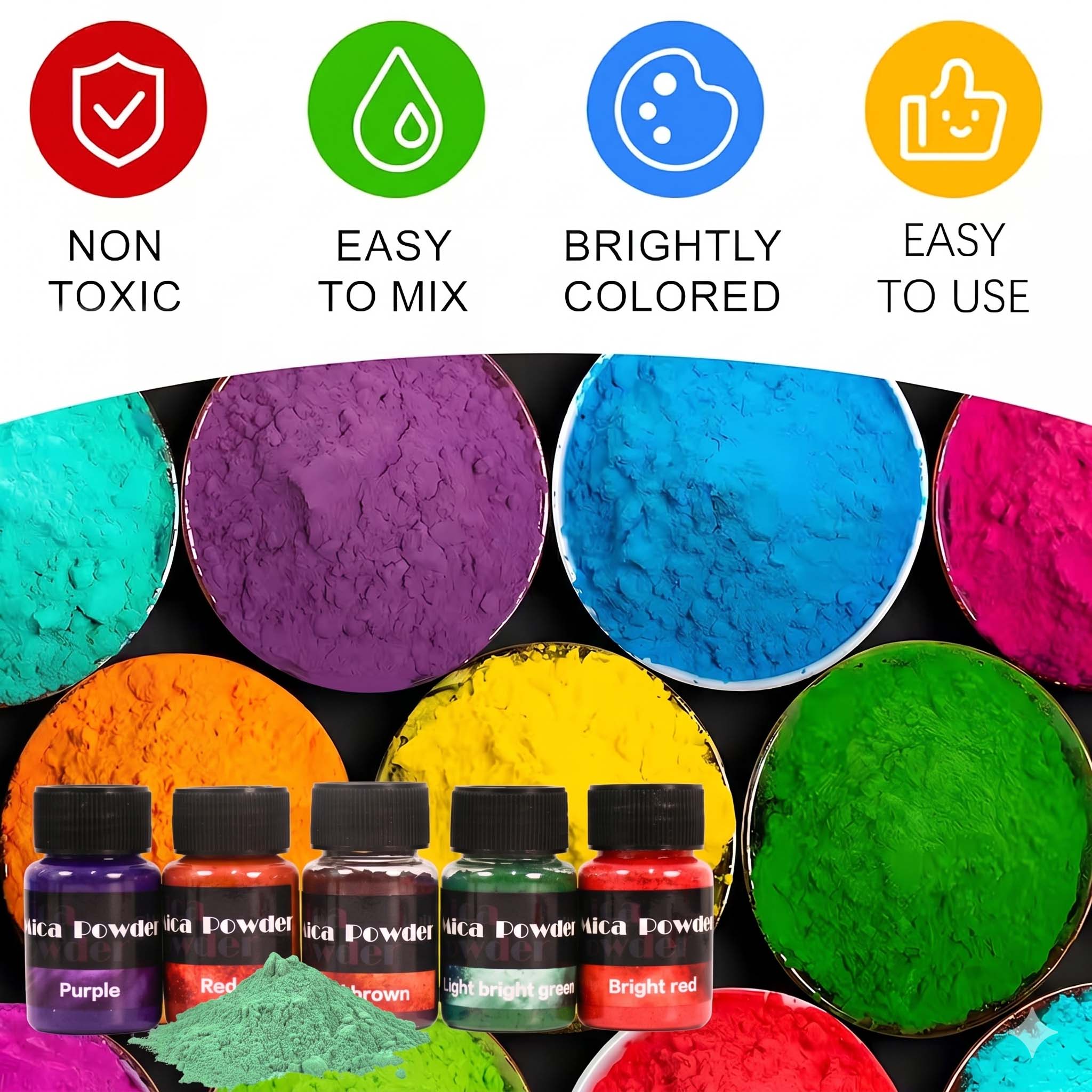 12-kolorowy pigment gipsowy w  – Jewelry Making Techniques recenzja i cena
