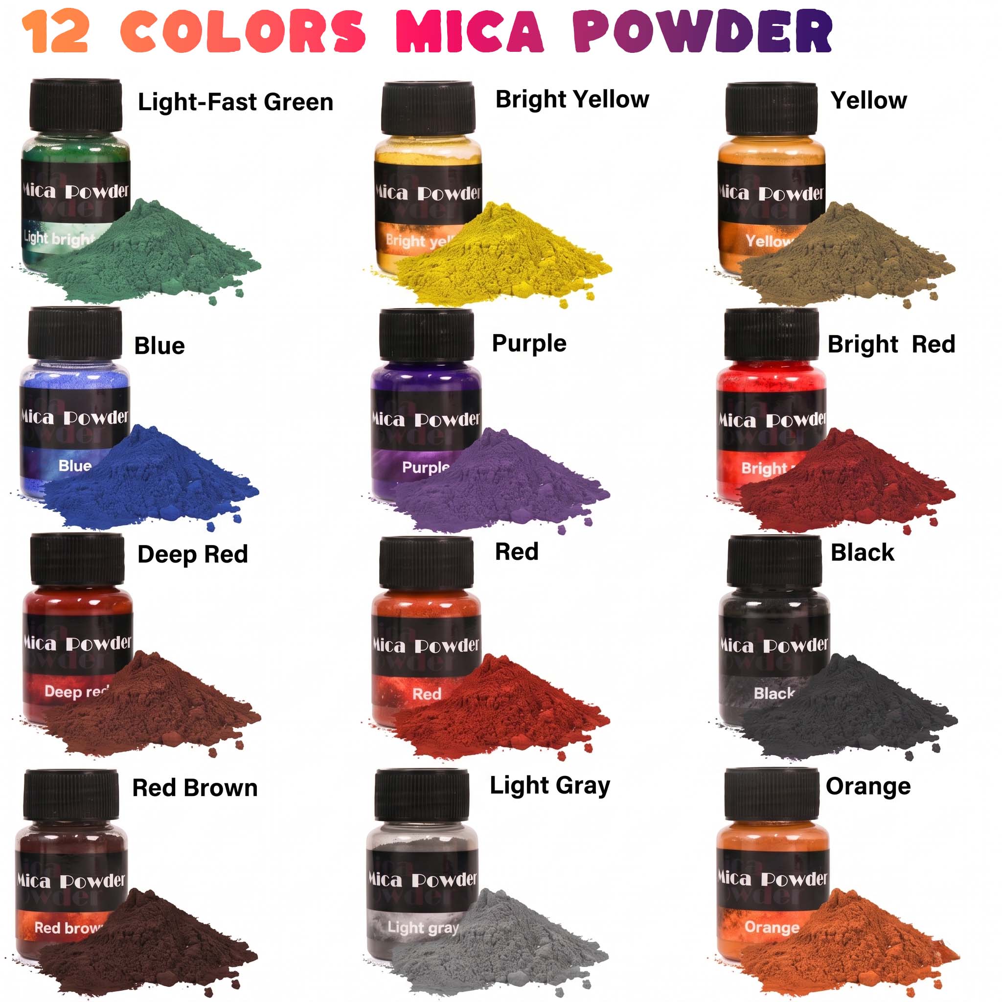 12-kolorowy pigment gipsowy w  – Jewelry Making Techniques recenzja i cena