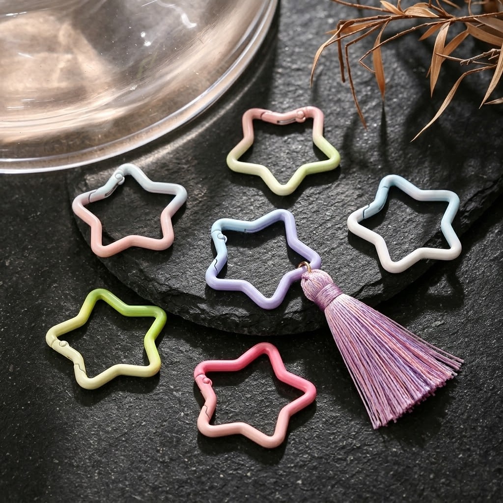 5 SZT. Gradientowe Kółka Spręż – Jewelry Making Charms recenzja i cena